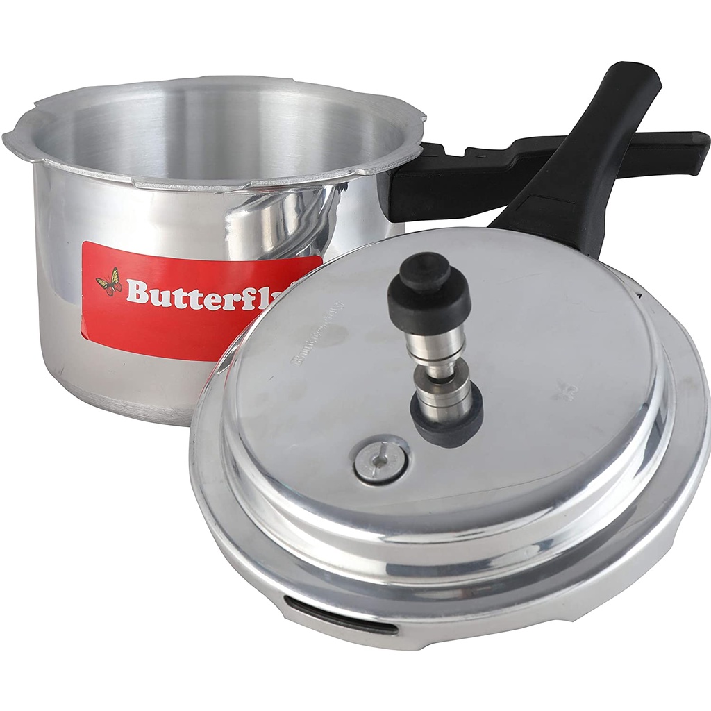 BUTTERFLY STANDARD PLUS ALUMINIUM PRESSURE COOKER 3.0 LITRE 5.0 LITRE 5.5 LITRE PAN TYPE SG READY STOCK Shopee Singapore