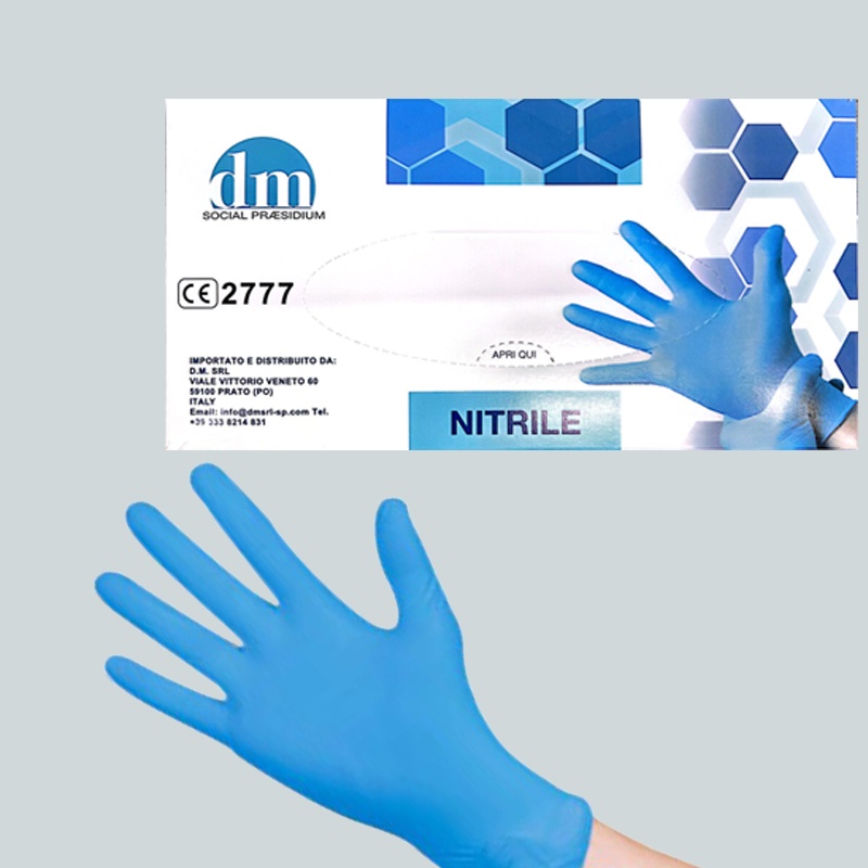 [BUY 1 FREE 1]Disposable Nitrile Gloves Powder Free 100pcs/Box/Food