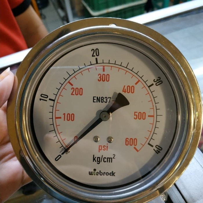 Pressure Gauge / Manometer 4 "Umbrella 40 Bar Wiebrock Best Selling ...