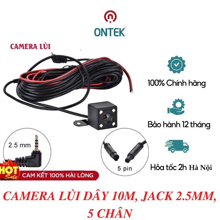 10m long wire reversing camera for dash cams for cars, passenger cars ...