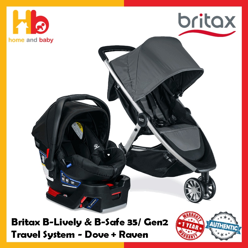 Britax B Lively B Safe 35 Gen2 Travel System Shopee Singapore