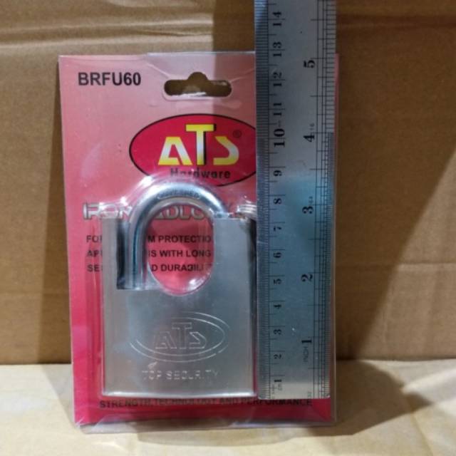 Padlock JACKET 60mm ATS IRON PADLOCK JACKET 60mm ATS Shopee Singapore