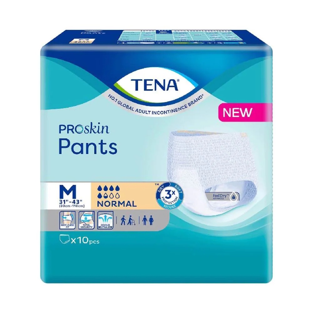 TENA PROskin Pants Normal Adult Diaper Size M (Hip Size: 80cm - 110cm ...