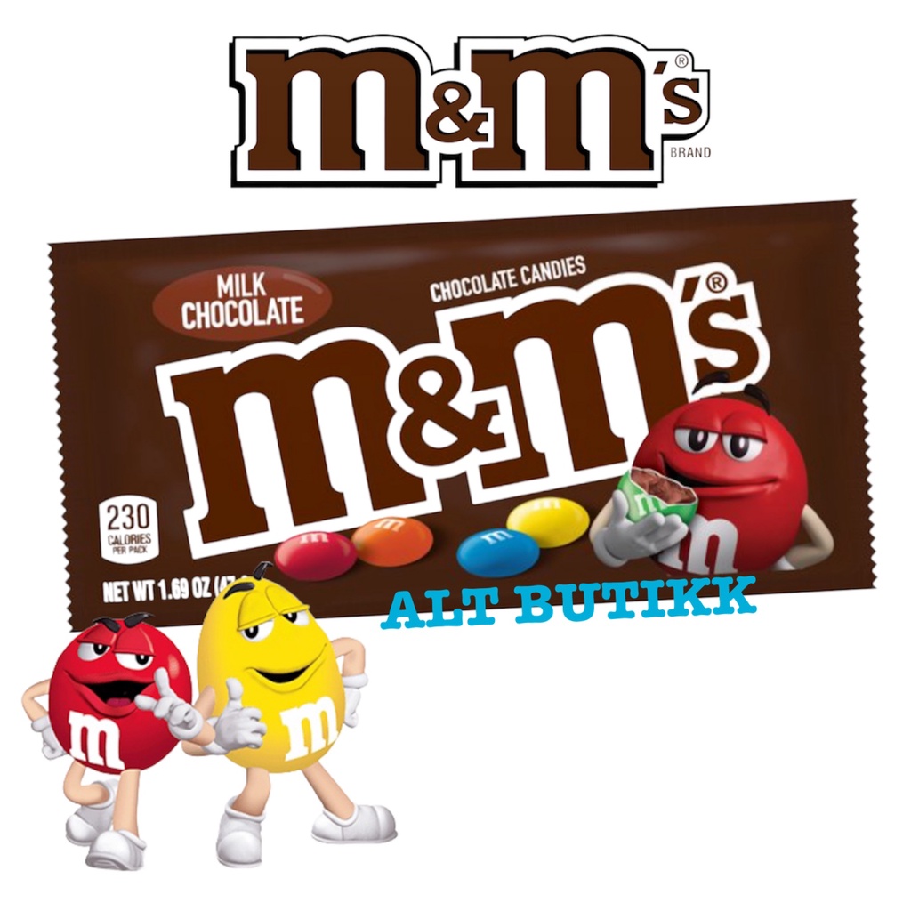 M&m's MILK CHOCOLATE CANDIES 47.9 gram | Chocolate | Mnm PRODUCT OF USA ...