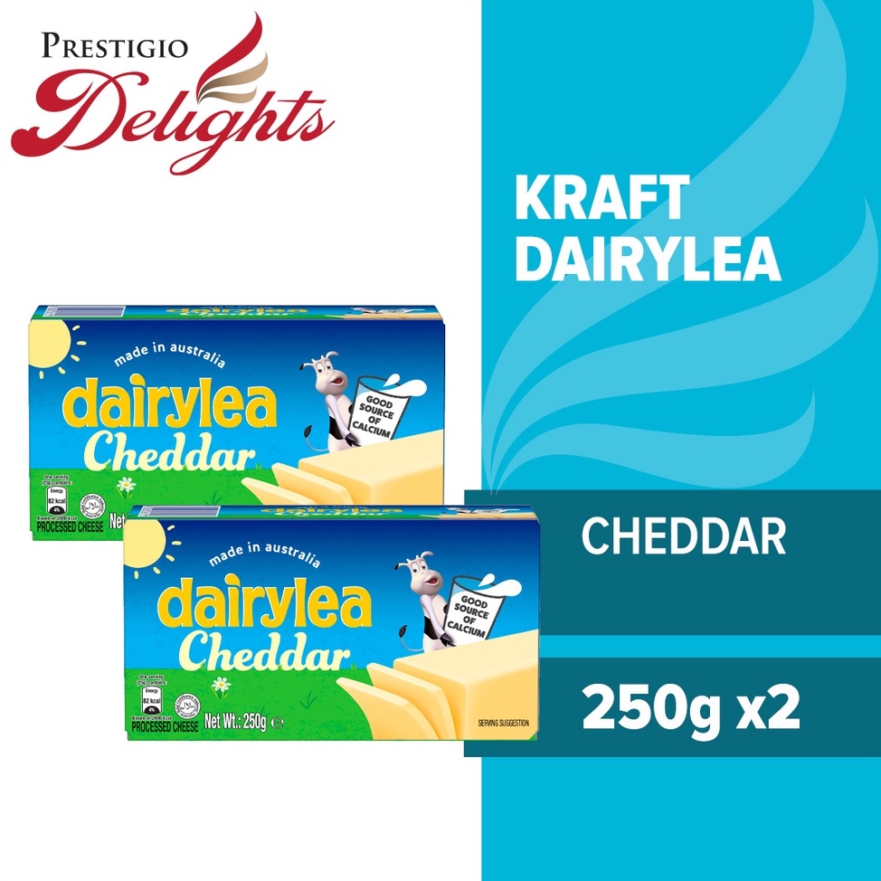 [Bundle of 2] Kraft Dairylea Cheese Cheddar 250g Shopee Singapore