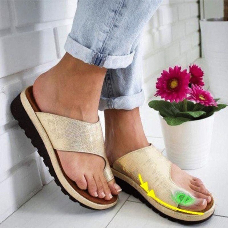 Wedge sandals hot sale for bunions