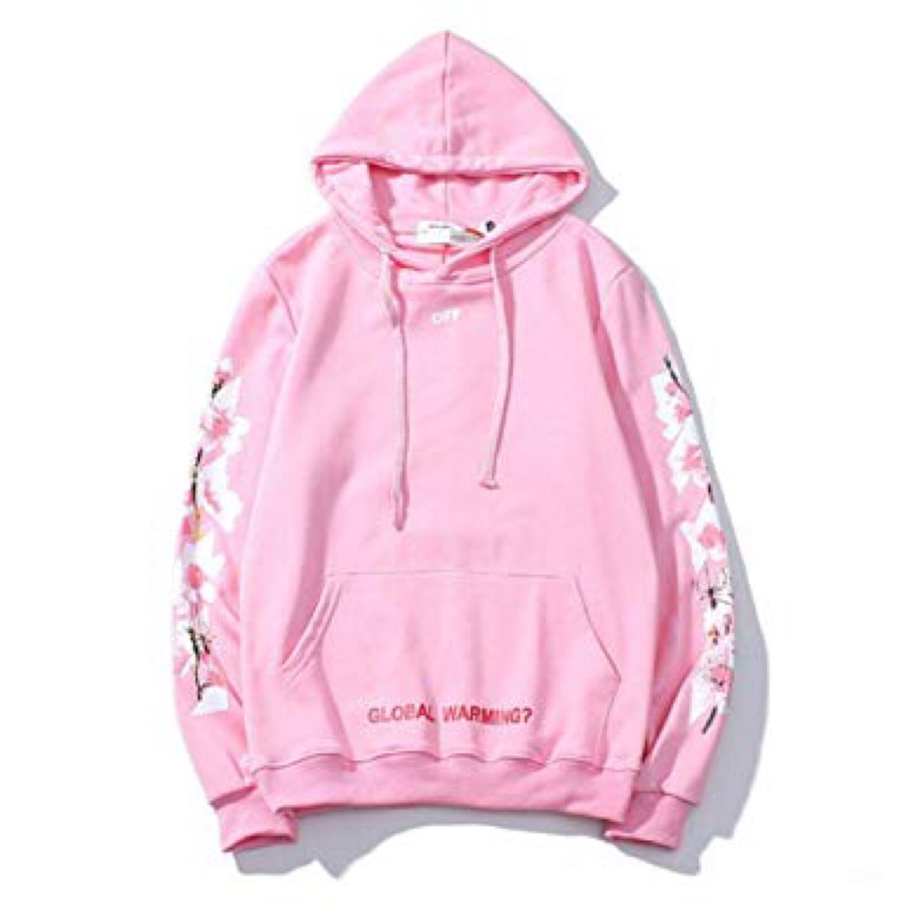 Off-White™ Pink Cherry Blossom Hoodie | Shopee Singapore