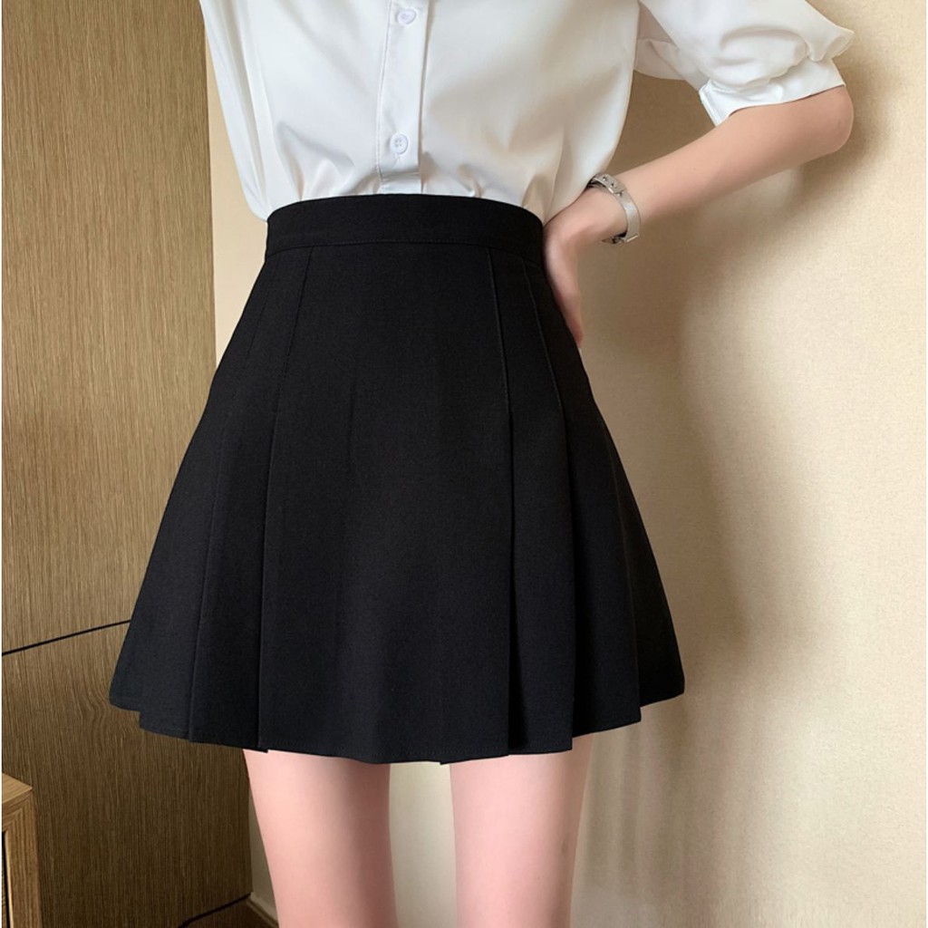 MAB SG INSTOCK Basic High Waist A Line Skirt Shopee Singapore