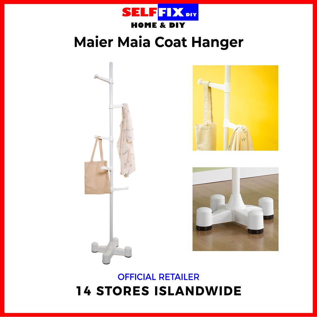 Maier Maia Coat Clothes Hanger Rack | Shopee Singapore