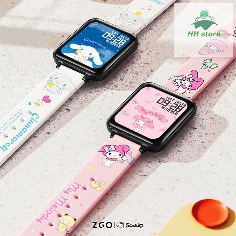 New year promotion Sanrio Hello Kitty Melody Cinnamoroll Fashion Smart Watch Student Bluetooth Sports Bracelet Waterproof Multifunctional Digital H2