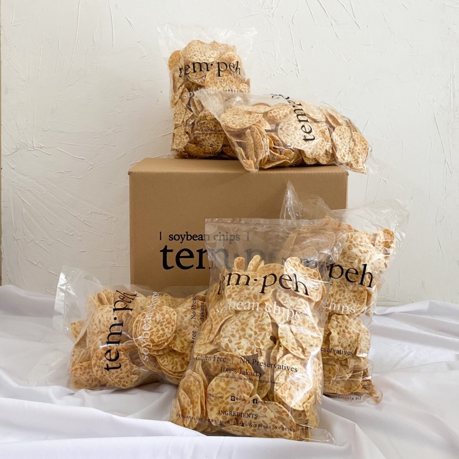 Indonesia Tempeh Soybean Chips 500 Gram Gluten Free No