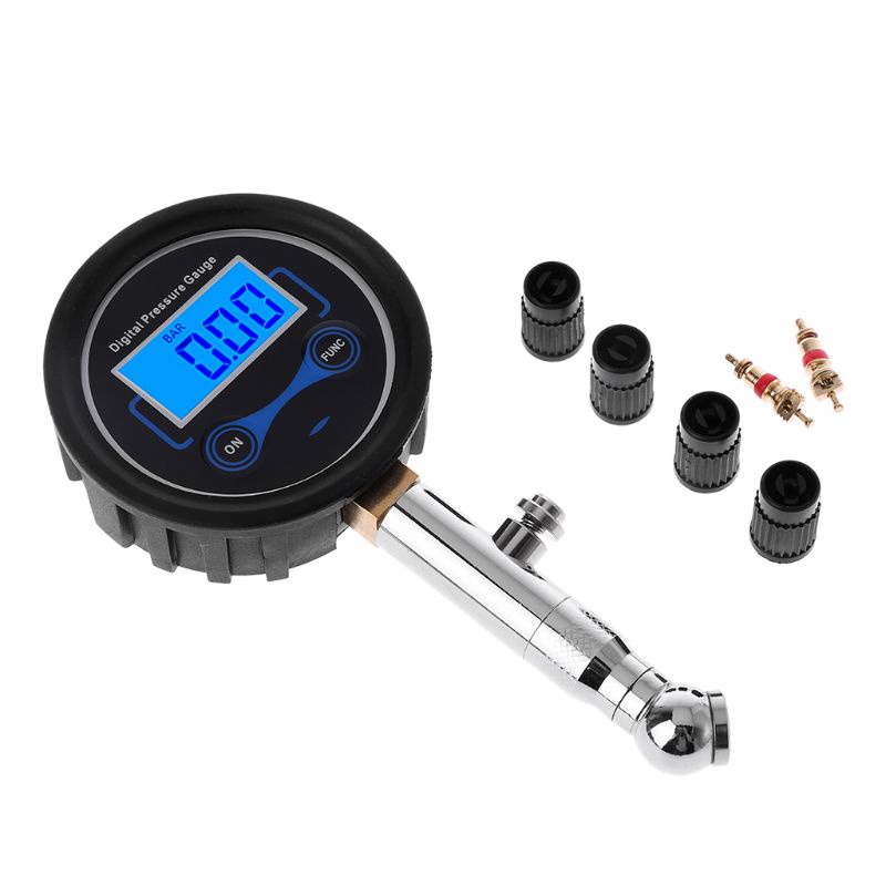 PCF* LCD Digital Tire Pressure Gauge 0-200PSI Car Tyre Air Pressure For ...