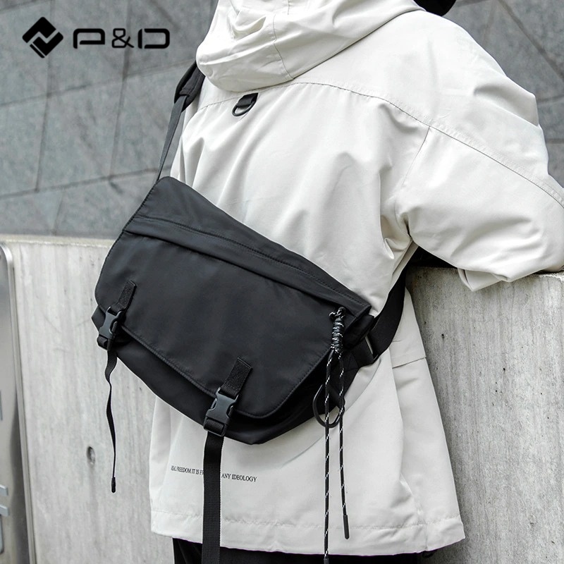 P&D Messenger Bag Men Shoulder Bags Waterproof Crossbody Chest Sling ...