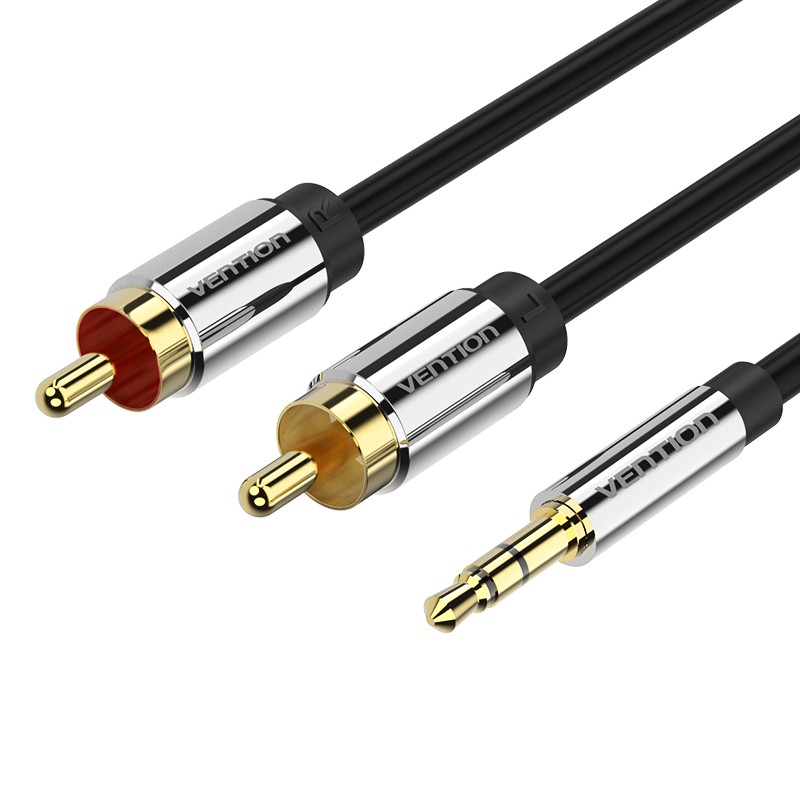 Vention Rca Cable Mm Jack To Rca Aux Gold Plated Stereo Audio Y