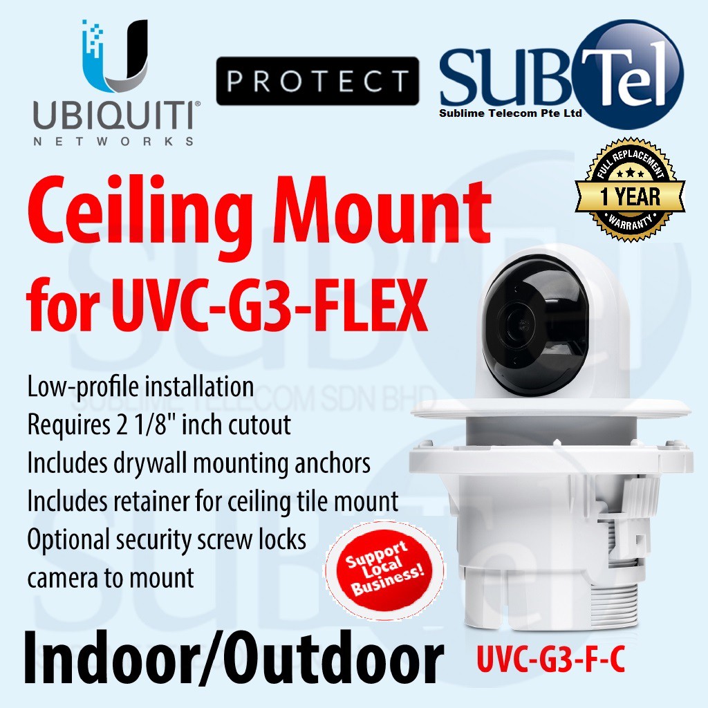 Ubiquiti Ceiling Mount For Network Camera UVCG3FC