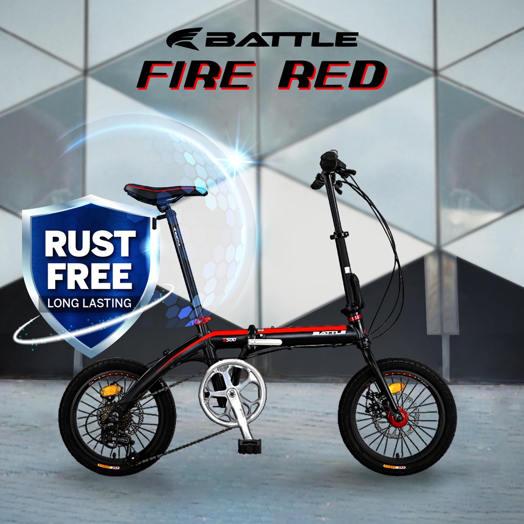 battle folding bike