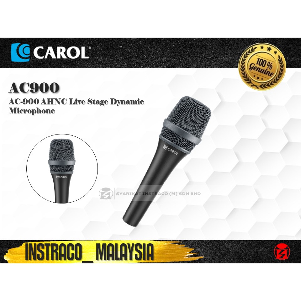 CAROL AC-900 AHNC Live Stage Dynamic Microphone | Shopee Singapore