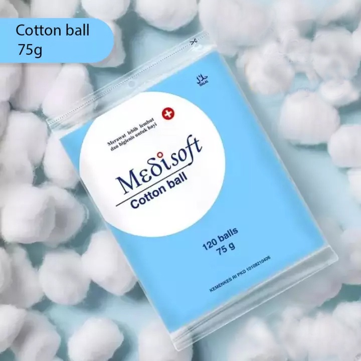 Medisoft Multipurpose Cotton Ball [120Pcs] | Shopee Singapore