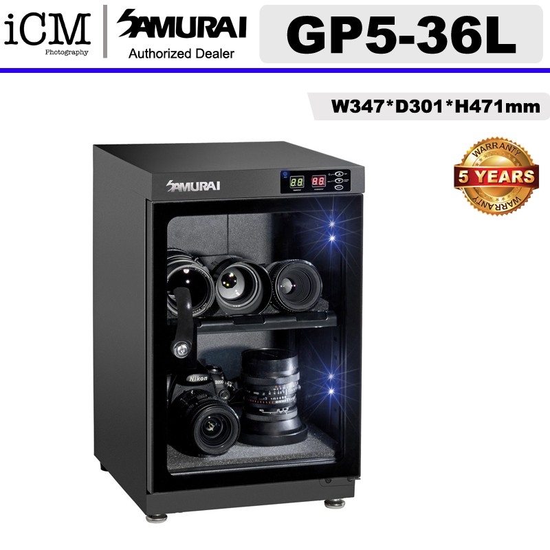 SAMURAI 36L Digital Electronic Dry Dehumidifier GP536L DRY Shopee Singapore