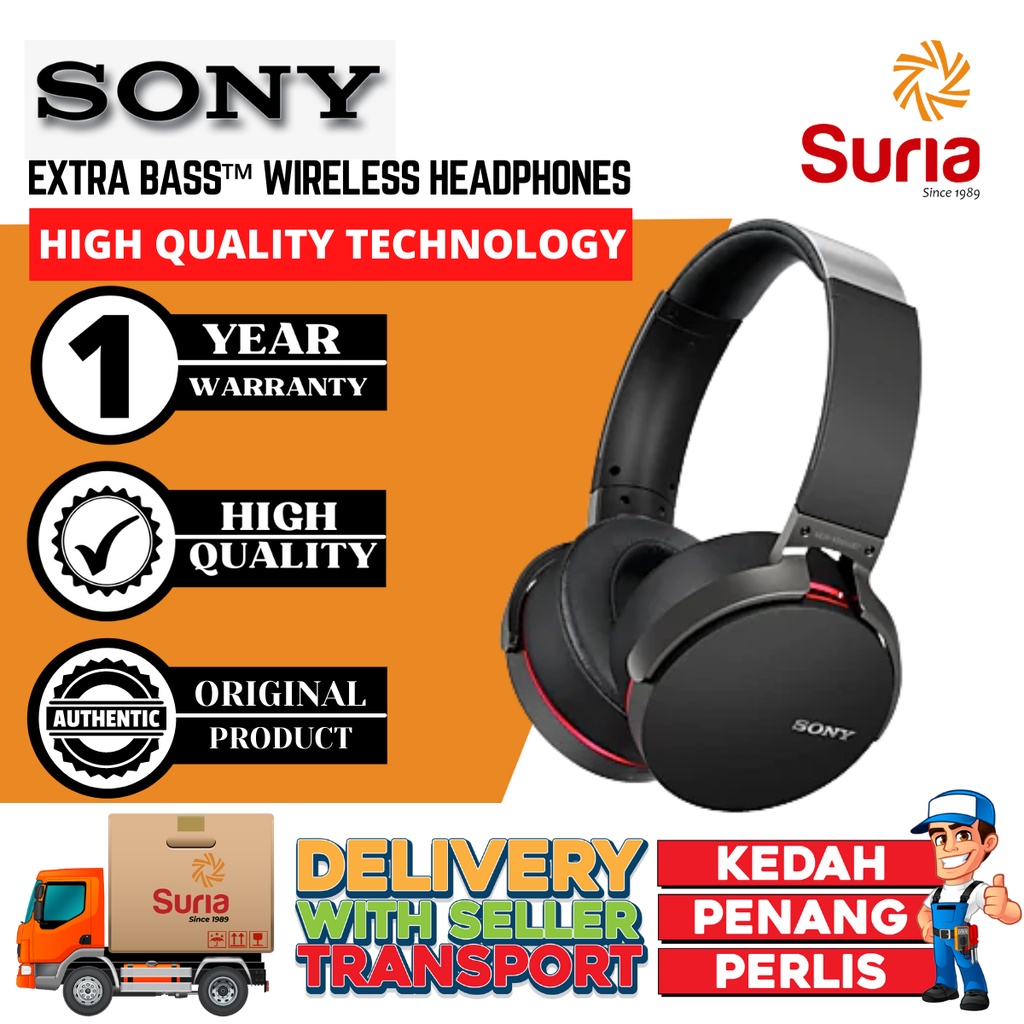 Bass Boost Sony Bass Bluetooth Headphones Sony BlueTooth