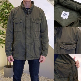 Military jacket cheap with hidden hood