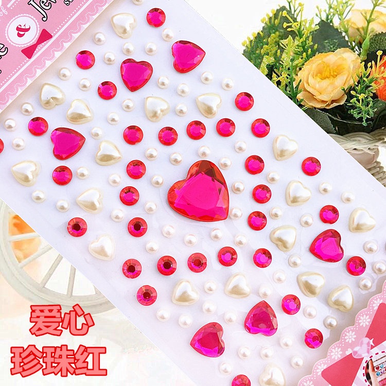 32 styles 3D Gem Stickers diamond Sticker Acrylic Crystal sticker DIY ...