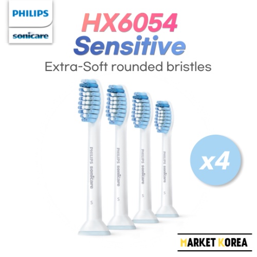 Philips Sonicare Genuine Sensitive Replacement Toothbrush Heads for