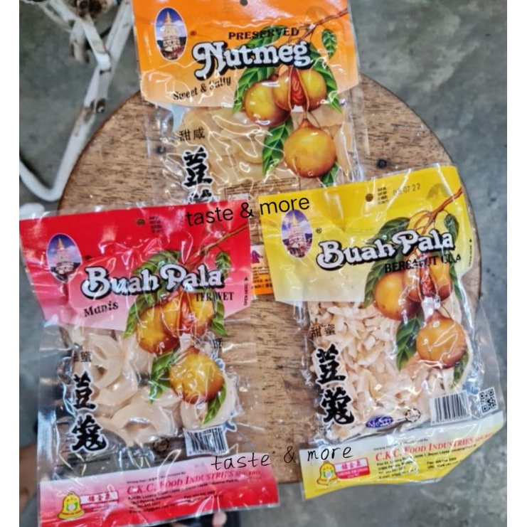 Penang Cheong Kim Chuan HALAL Sweet Salty Sugar Coat Preserved Nutmeg