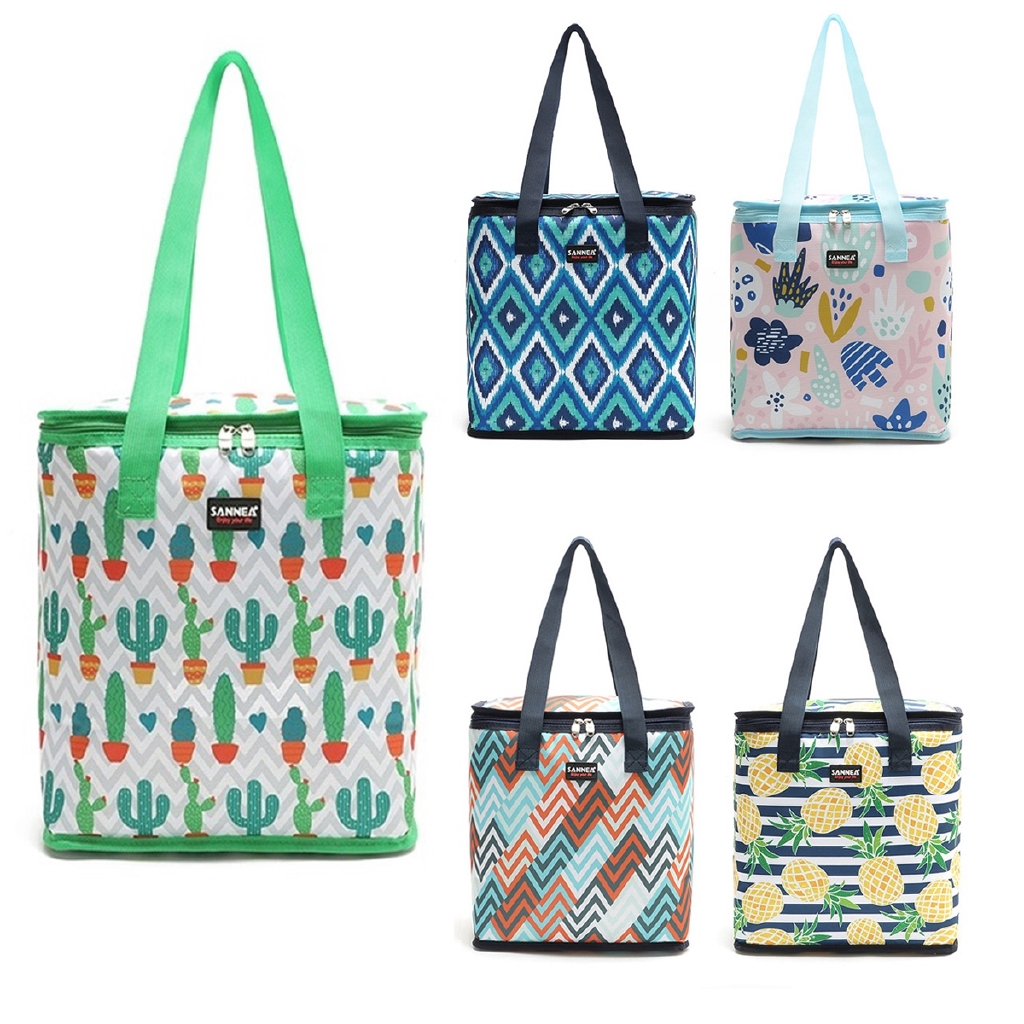 🔥Ready Stock🔥 22L Big Thermal Cooler Insulated Tote Portable Lunch Bag