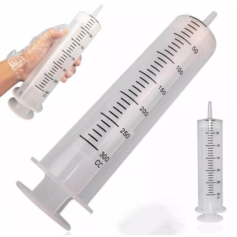 Jumbo Syringe Large 300ml Large Syringe Hydroponics Syringe Needles Big
