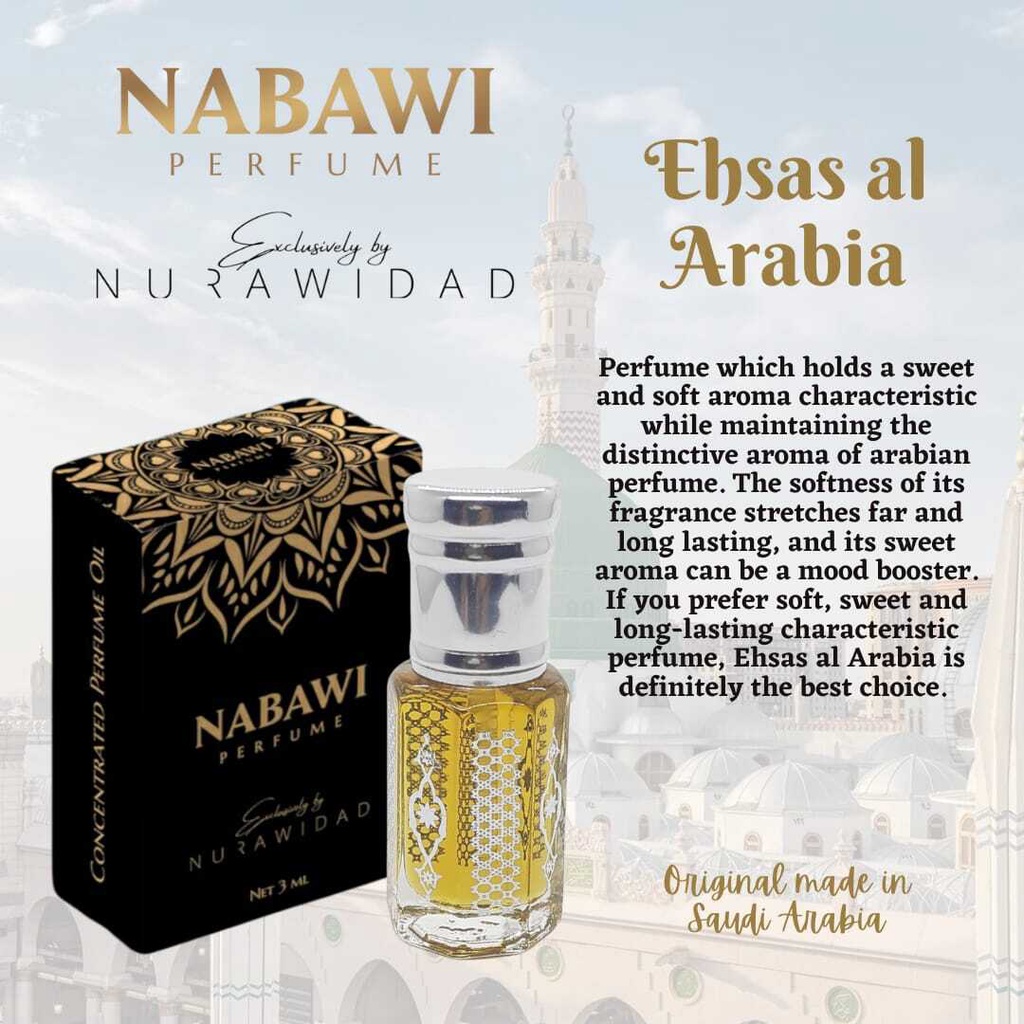 SG Stock Nabawi Perfume] EHSAS AL ARABIA / Roll-On