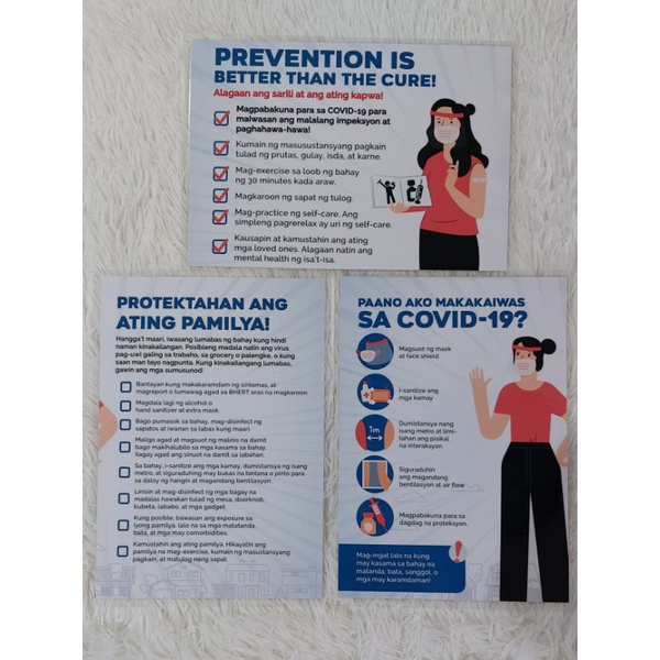 Iwas Covid Sign / Signage, Laminated A4 Size | Shopee Singapore