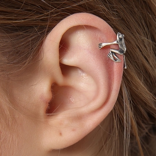 Non-Piercing Clip On Fake Men Women Ear Stud Cuff Hoop Earrings Stainless  Steel