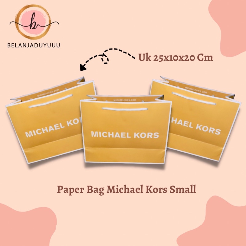 Michael kors shop paper bag