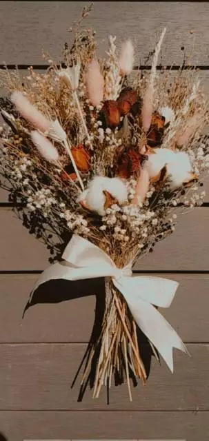 Bouquet Dried Flower Bunga Wisuda Mix Flower - Gambar 3