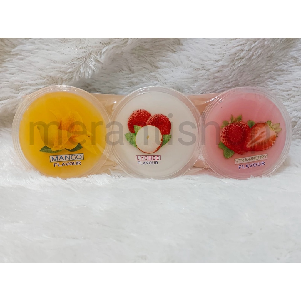 Yame Mix Fruit Pudding Contains 3 Cups Dessert With Nata de coco/Jelly