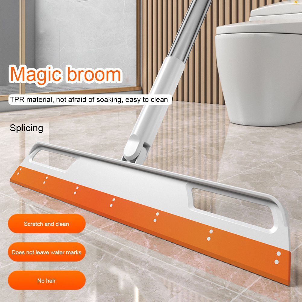 Magic Silicone Broom / Multifunctional Floor Cleaning Squeegee / Handpush Pet Hair Dust Brooms