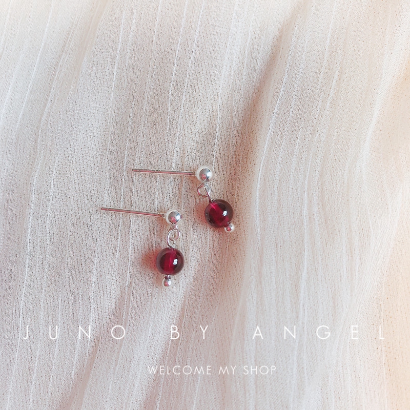 Garnet earrings on sale