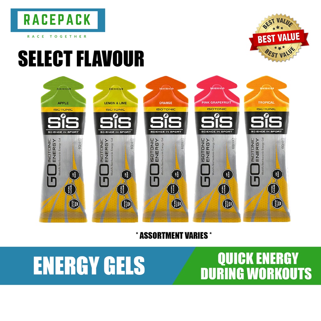 Science In Sport Go Isotonic Energy Gels 10 Pack (Select Flavour and