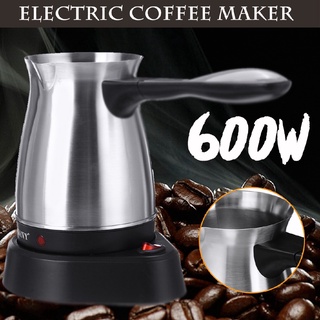 Electric Inox Turkish Coffee Maker Pot 1000W 5 Cup Delicious Fast Home  Office Use Kitchen Kettle Portable Espresso Cappuccino - AliExpress