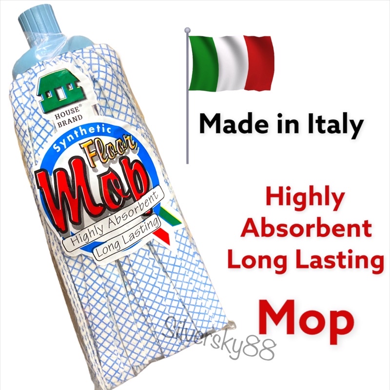 Mop head replacement Made in Italy Good Quality Synthetic Mop Refill