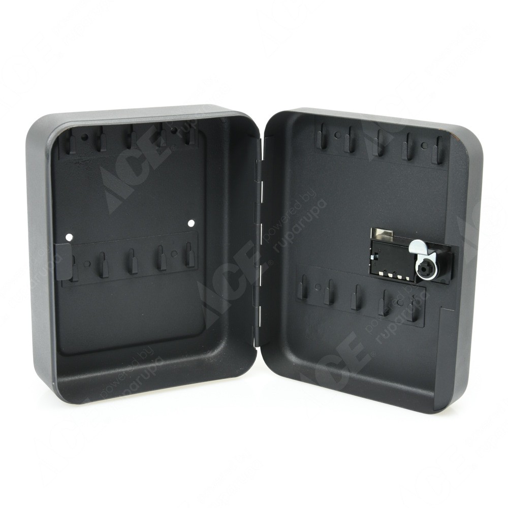 HITAM Azko Krisbow Key Box Holds 20 Keys - Black | Shopee Singapore