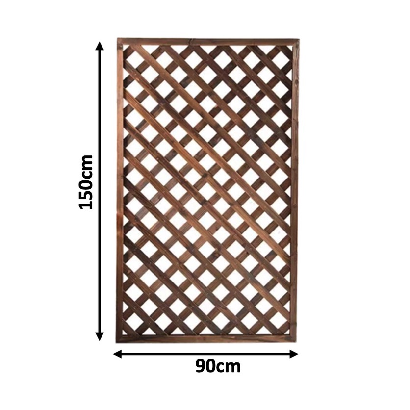 ⭐DIAMOND GRID TRELLIS⭐Wooden Mesh Plant Trellis Rack Grid Diamond ...