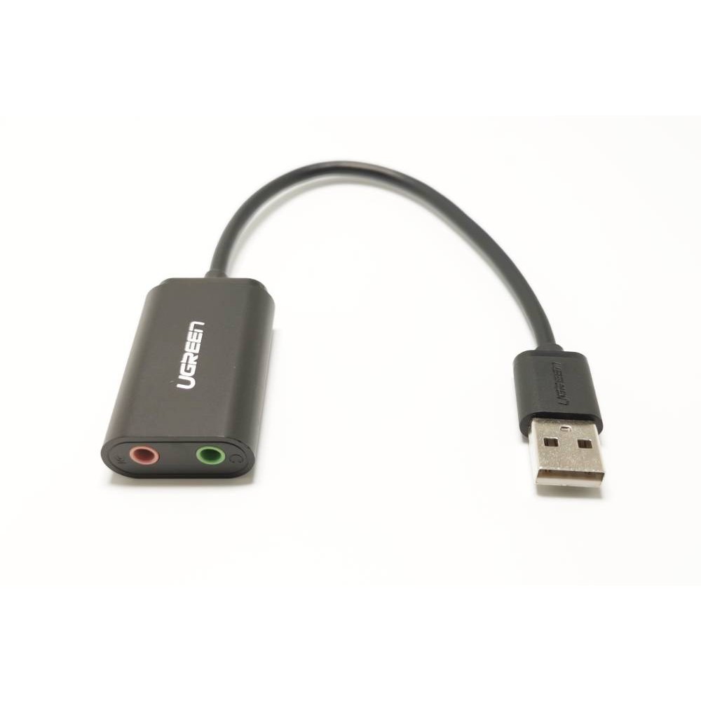 UGREEN (US205) USB External Stereo Sound Card Adapter Splitter to ...