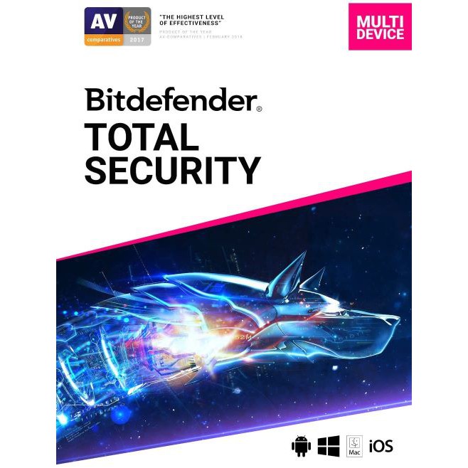 Bitdefender Total Security 2026 Windows 7 8 10 11 Pro Home Mac IOS ...
