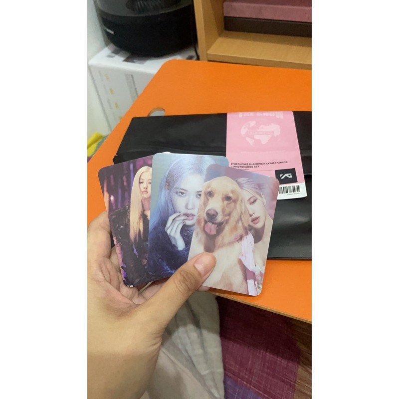 Rosé Photocard set from lyric cards (booked) | Shopee Singapore