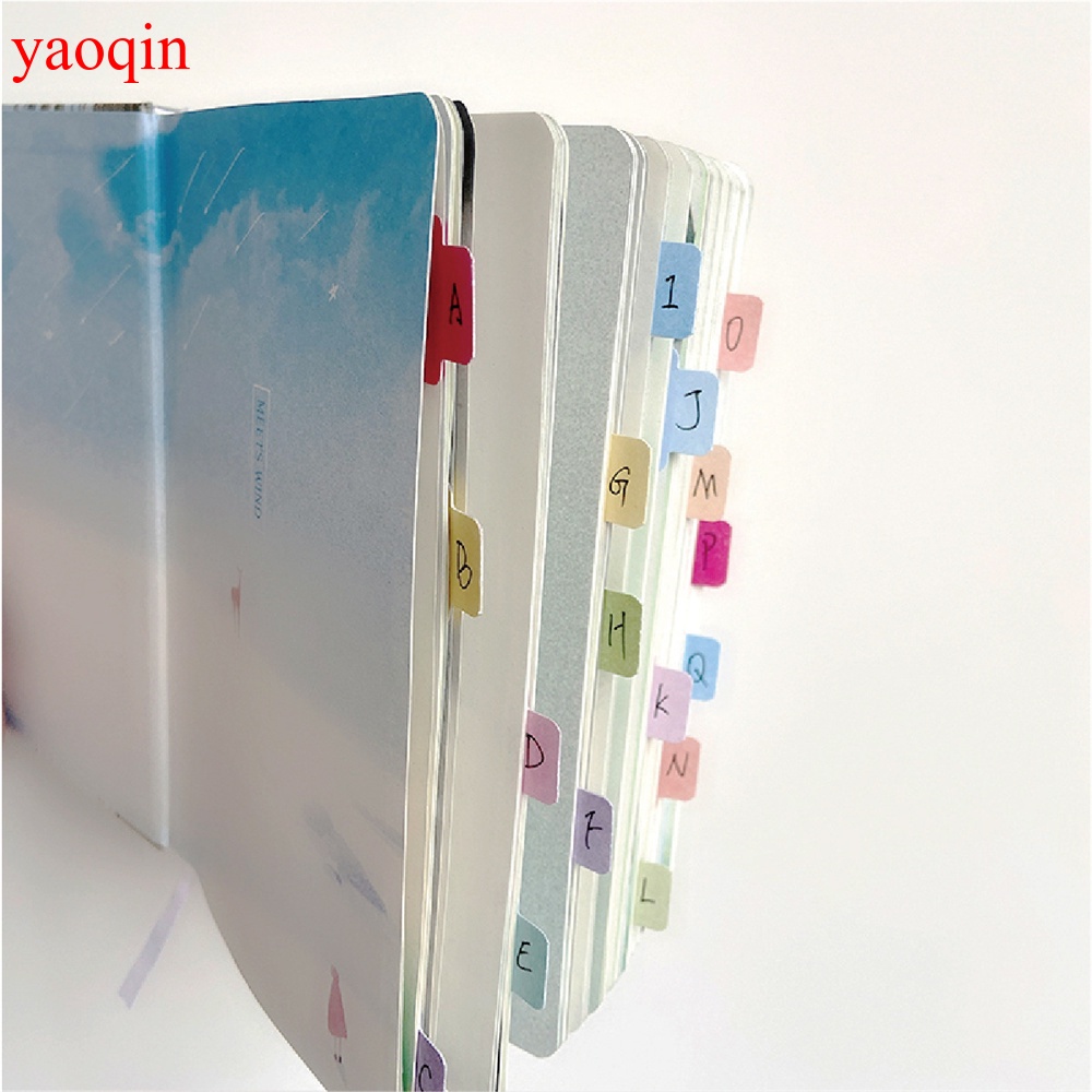 YAOQIN 10 Sheets Self-adhesive Index Label Sticker Personalized Bible ...