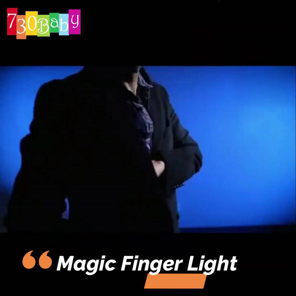 730Baby Magic Show Magic Finger Light LED Fake Thumbs Finger Lamp Prank ...