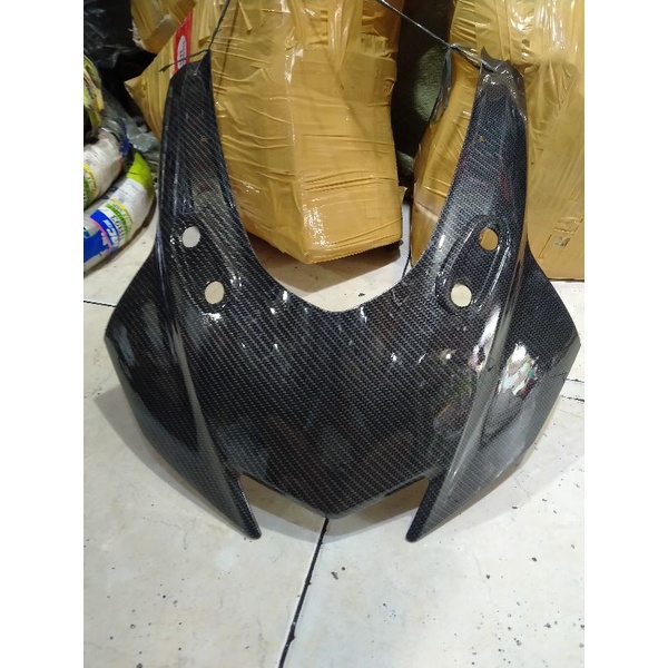 R15 V3 VVA V3 original carbon front shield mask | Shopee Singapore