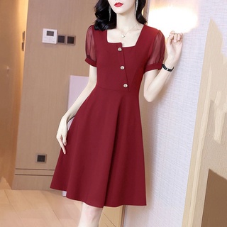 Summer New Dersses For Woman Fashion Ladies Short Sleeve Dresses Casual  Party Simple Fresh Cute A-line Dress Fake Two Pieces - Dresses - AliExpress